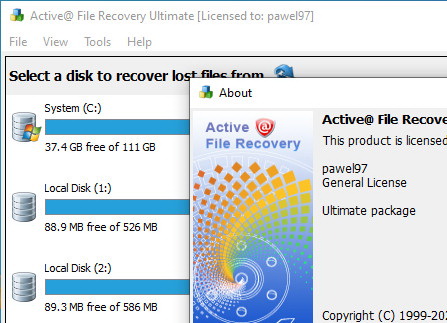 Active File Recovery 20.0.5 + ключ