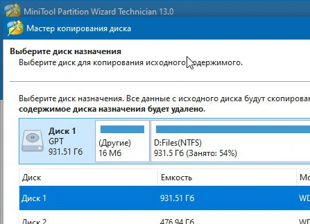MiniTool Partition Wizard Technician 13.0 + ключ (на русском)